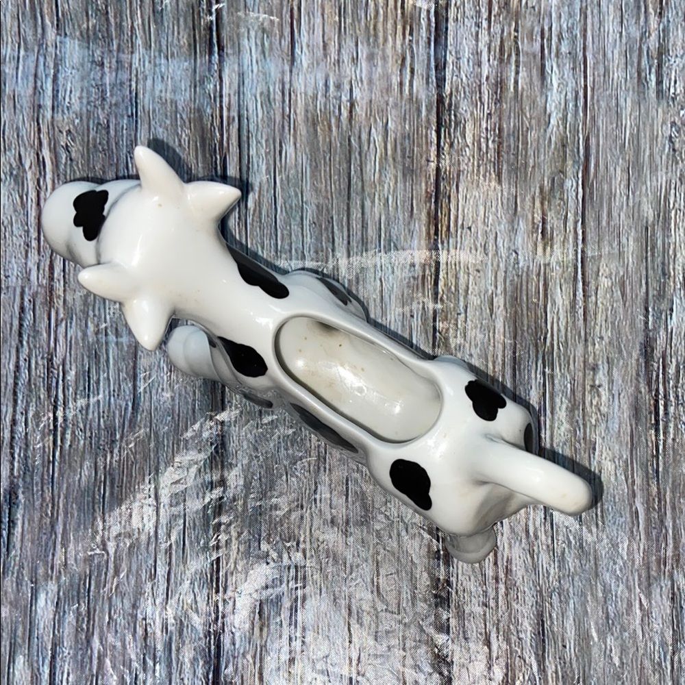 Pier 1 Whimsical Porcelain Black & White Cow Creamer - Picture 4 of 6